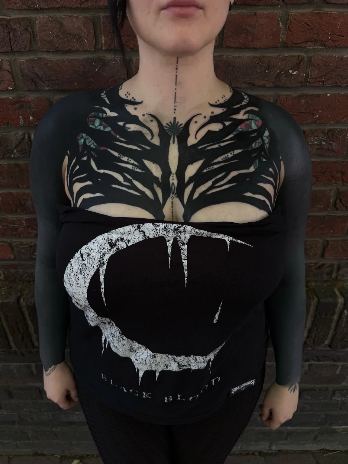 Dark ornamental chest piece