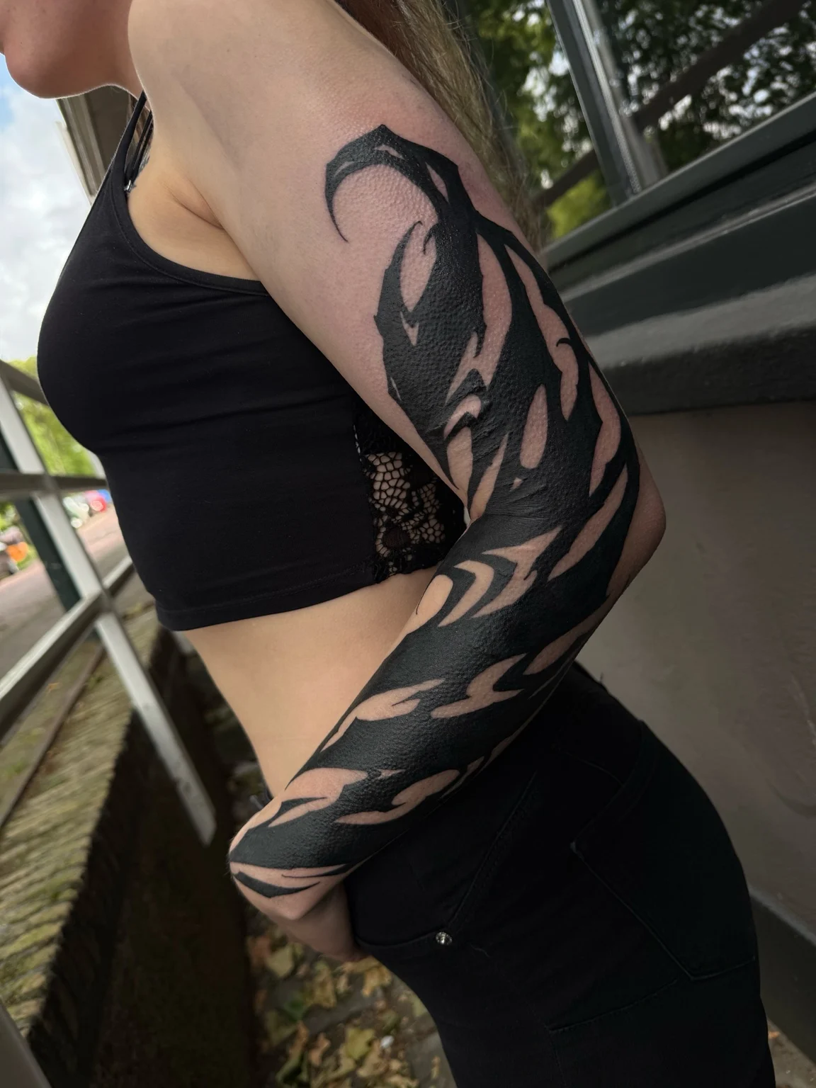 Organic blackwork arm