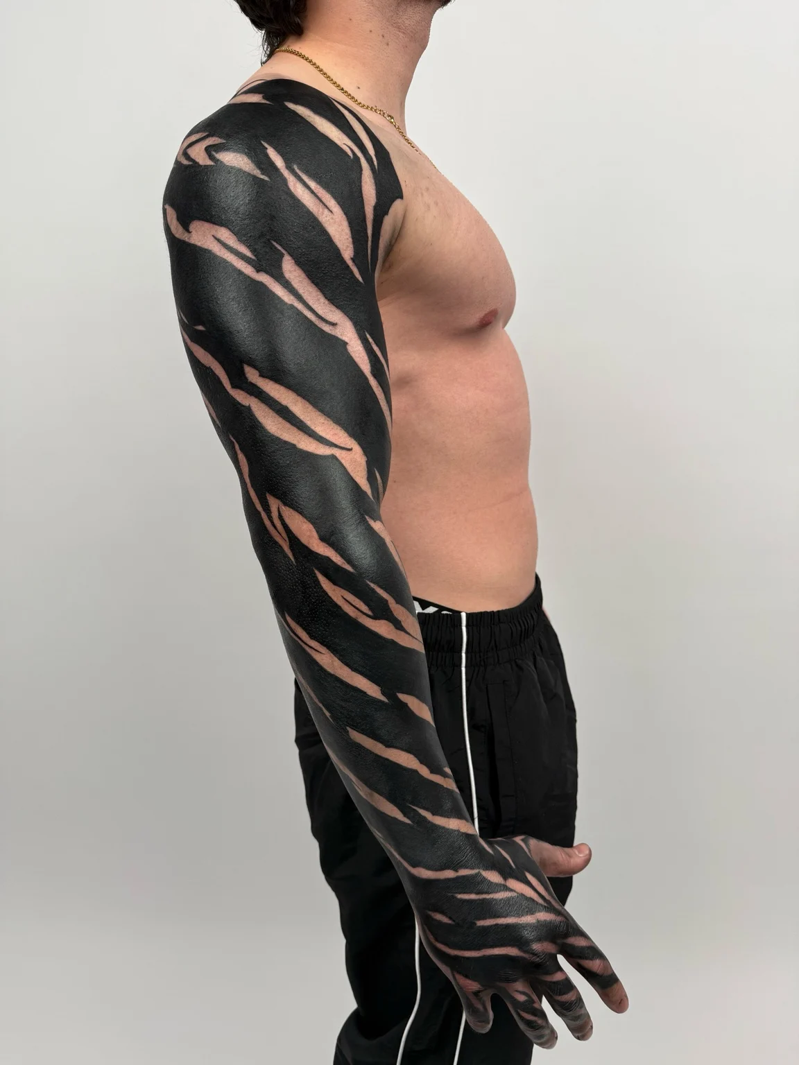 Organic blackwork sleeve